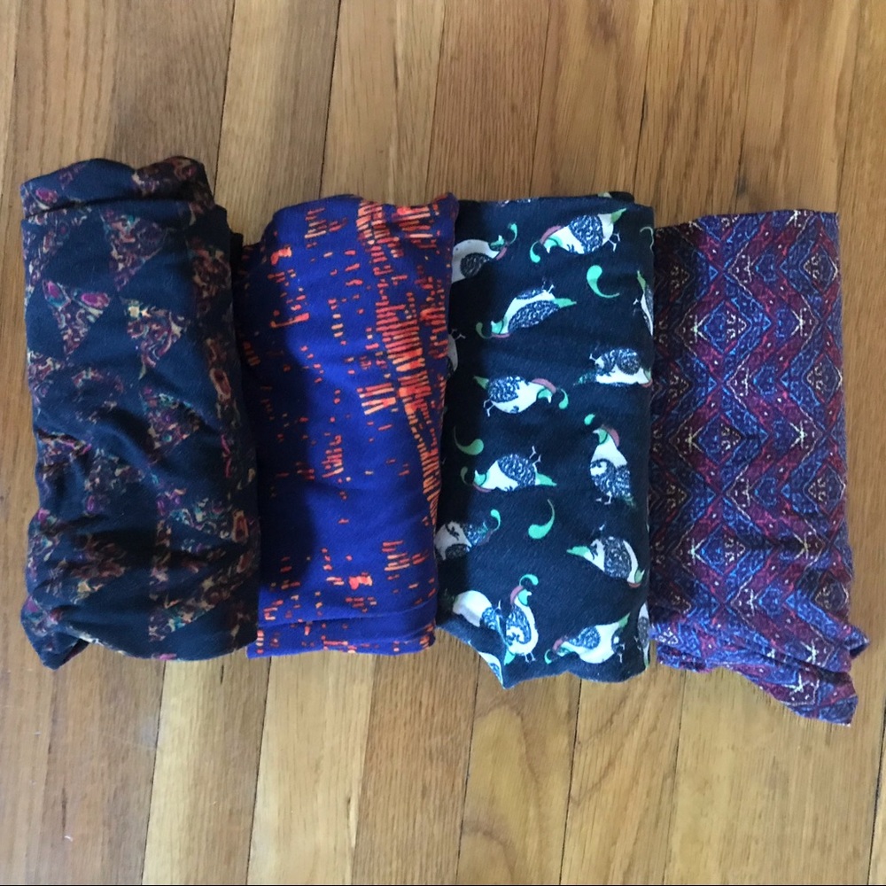 Lularoe TC Tall & Curvy Leggings 4 pack